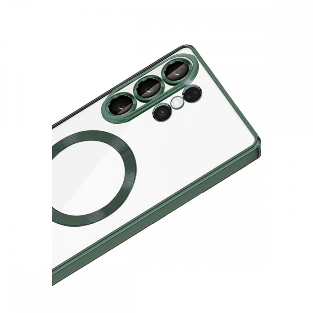 Samsung Galaxy S26 Ultra Newface Kross Magneticsafe kılıf şeffaf kristal berrak manyetik şarj uyumlu darbe emici köşeli koruyucu telefon kılıfı