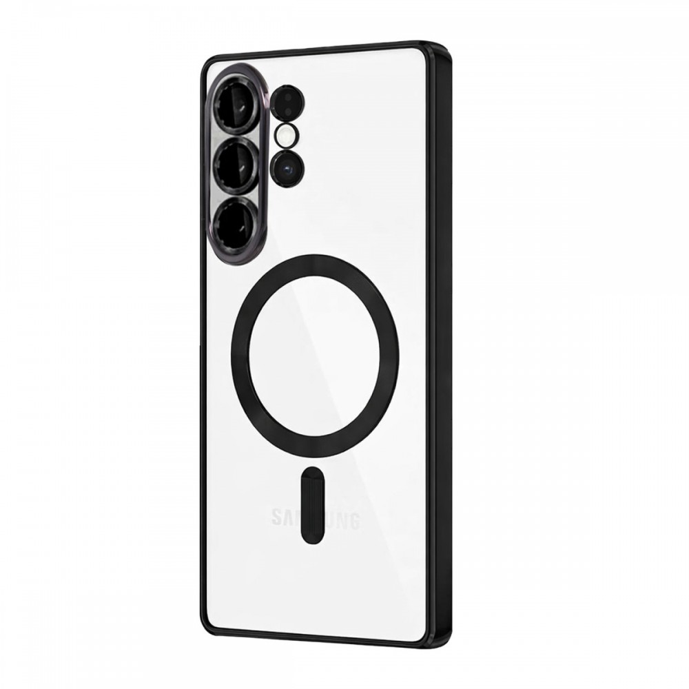 Samsung Galaxy S26 Ultra Newface Kross Magneticsafe kılıf şeffaf kristal berrak manyetik şarj uyumlu darbe emici köşeli koruyucu telefon kılıfı