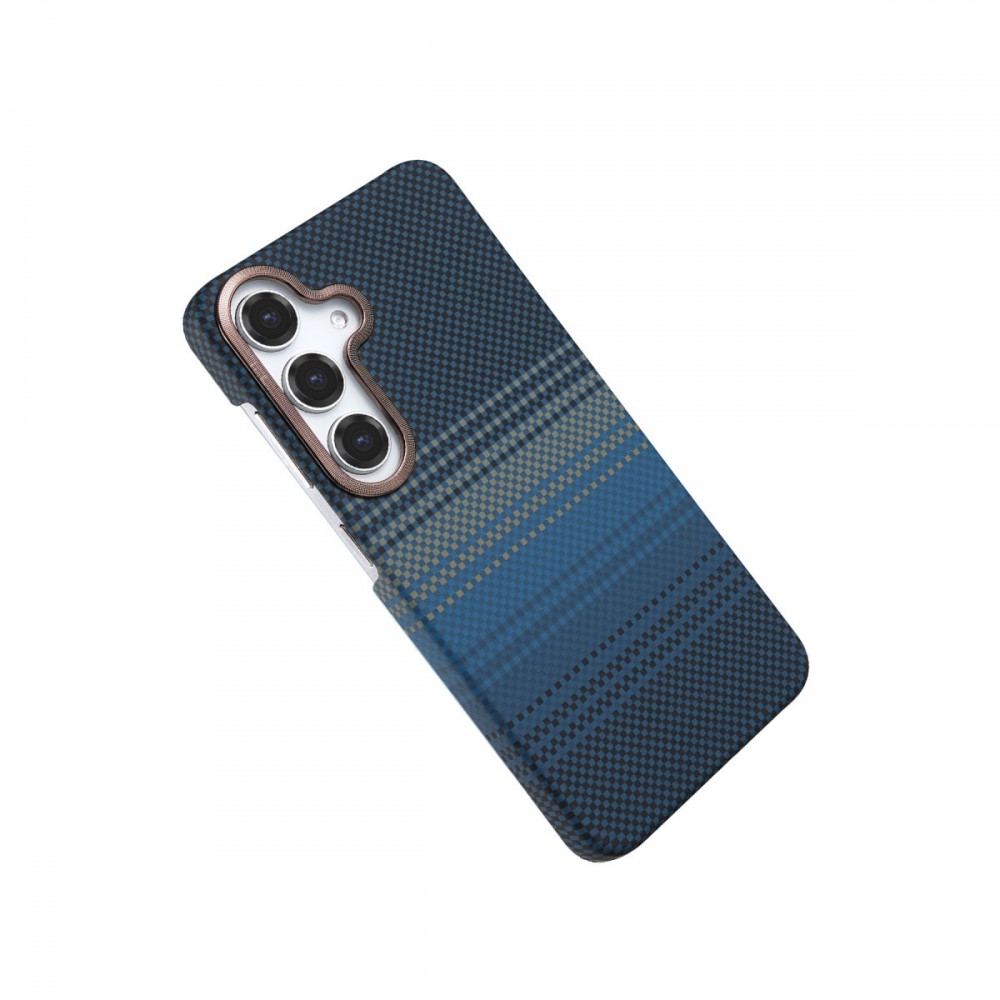 Samsung Galaxy S26 Newface Vega Magsafe kılıf kevlar desenli simli kamera çerçeveli lüks ince manyetik şarj uyumlu koruyucu telefon kılıfı