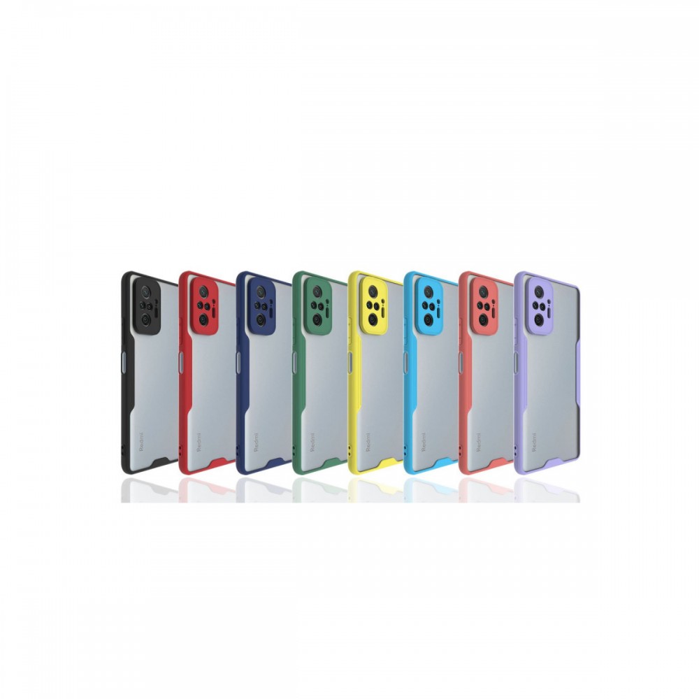 Xiaomi Redmi Note 10 Pro Newface Platin kılıf mat silikon TPU fiber karışımı parmak izi bırakmaz darbe emici ince esnek koruyucu telefon kılıfı