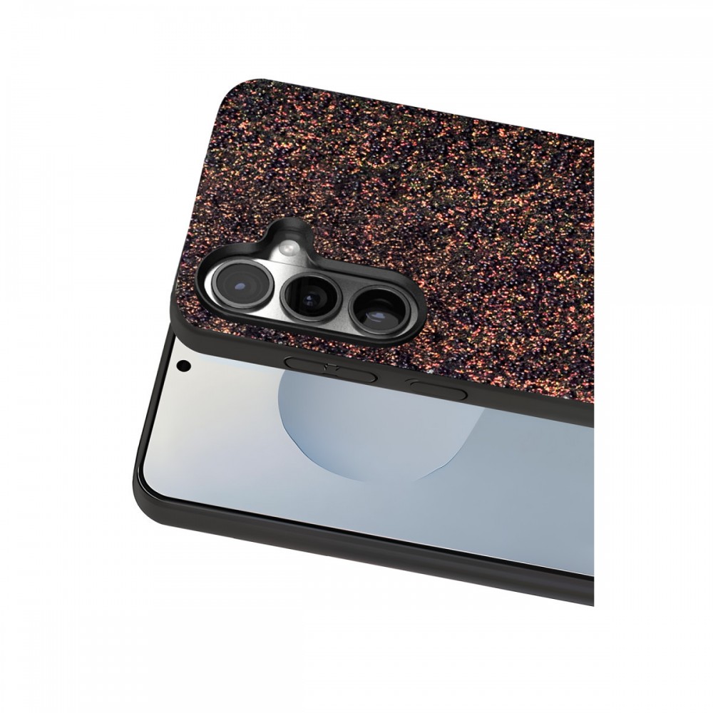 Samsung Galaxy S25 Onegif Bright kılıf simli boncuk işlemeli el işçiliği detaylı lüks şık tasarım koruyucu telefon kılıfı