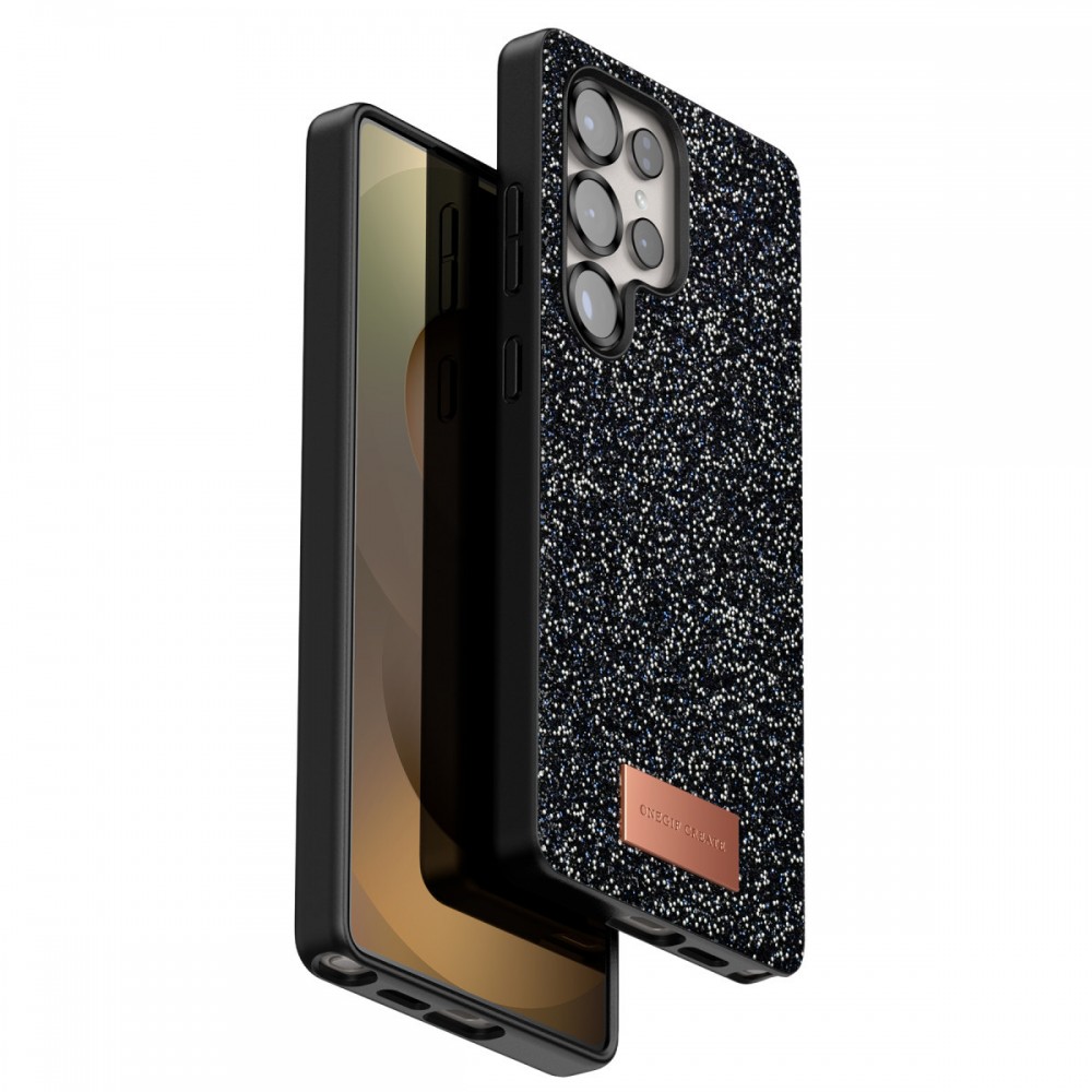 Samsung Galaxy S25 Ultra Onegif Bright kılıf simli boncuk işlemeli el işçiliği detaylı lüks şık tasarım koruyucu telefon kılıfı