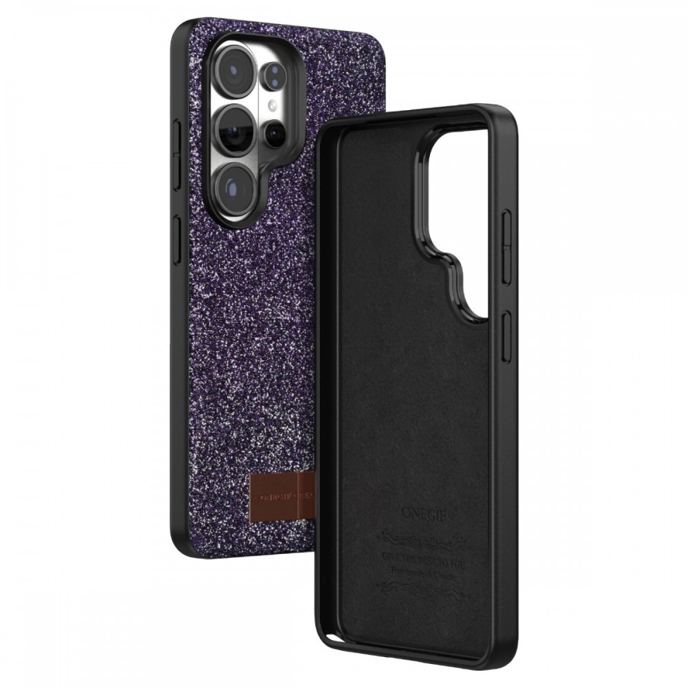 Samsung Galaxy S26 Ultra Onegif Bright kılıf simli boncuk işlemeli el işçiliği detaylı lüks şık tasarım koruyucu telefon kılıfı