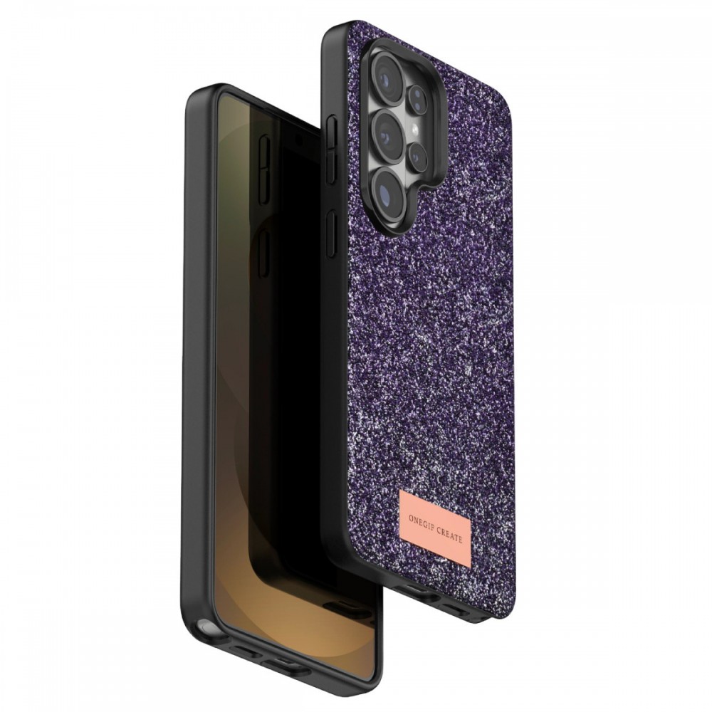 Samsung Galaxy S26 Ultra Onegif Bright kılıf simli boncuk işlemeli el işçiliği detaylı lüks şık tasarım koruyucu telefon kılıfı