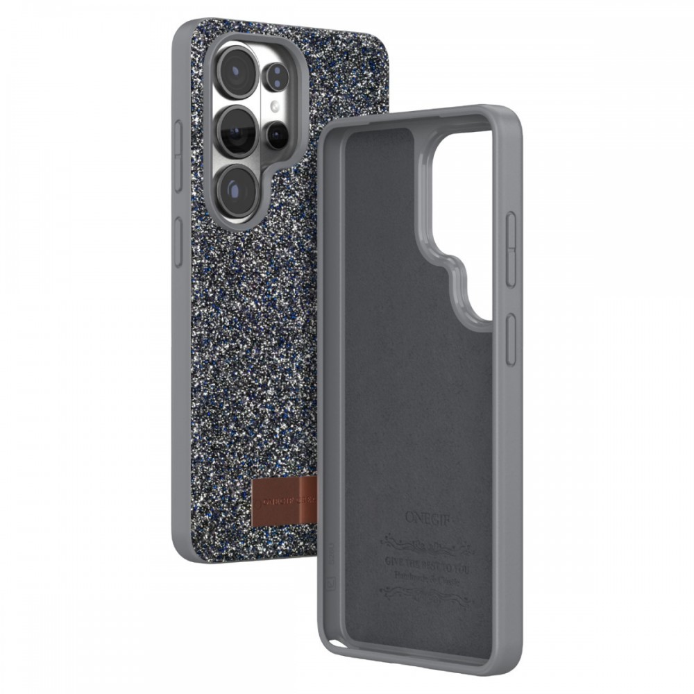 Samsung Galaxy S26 Ultra Onegif Bright kılıf simli boncuk işlemeli el işçiliği detaylı lüks şık tasarım koruyucu telefon kılıfı