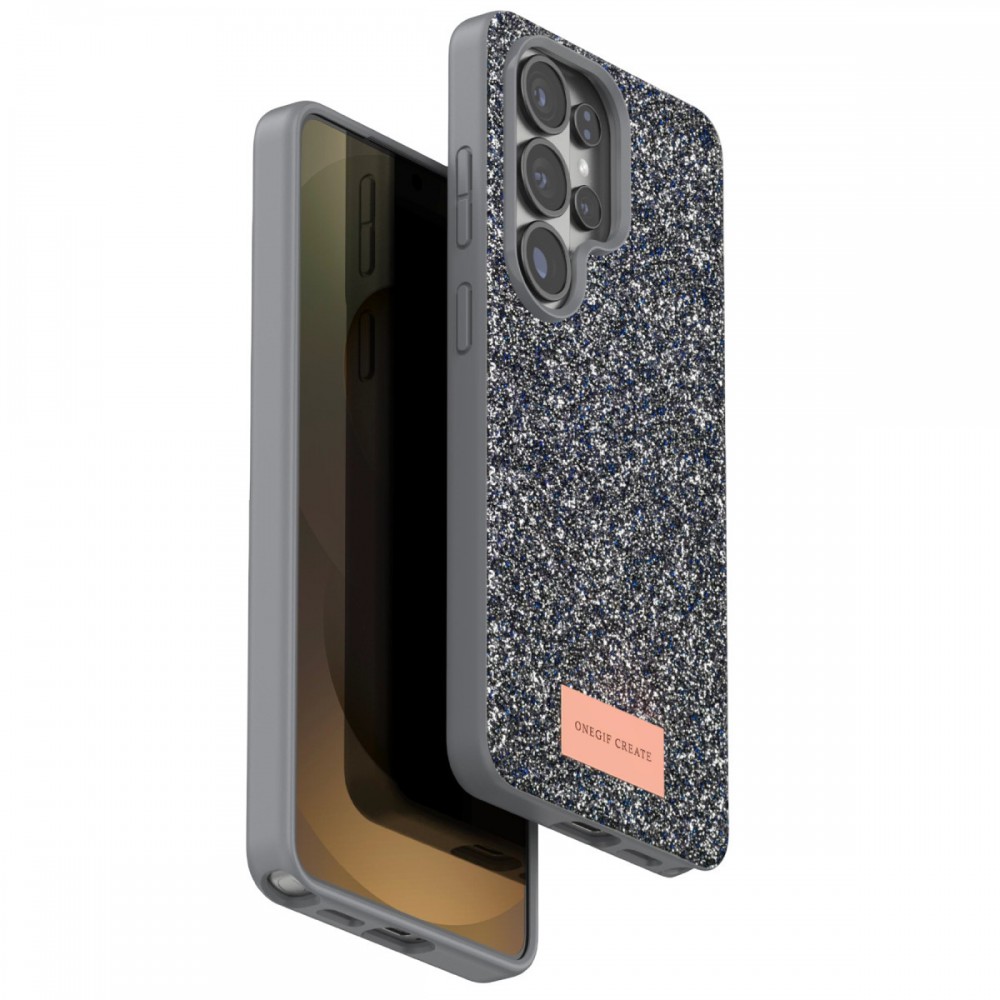 Samsung Galaxy S26 Ultra Onegif Bright kılıf simli boncuk işlemeli el işçiliği detaylı lüks şık tasarım koruyucu telefon kılıfı