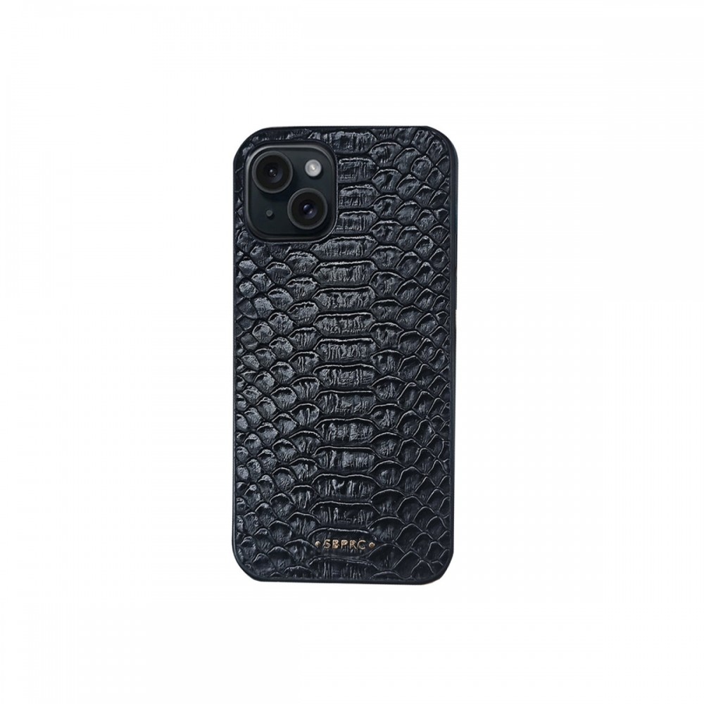 iPhone 13 Pro Max Santa Barbara Polo Jerome Snake serisi yılan derisi desenli lüks görünümlü TPU darbe korumalı telefon kılıfı