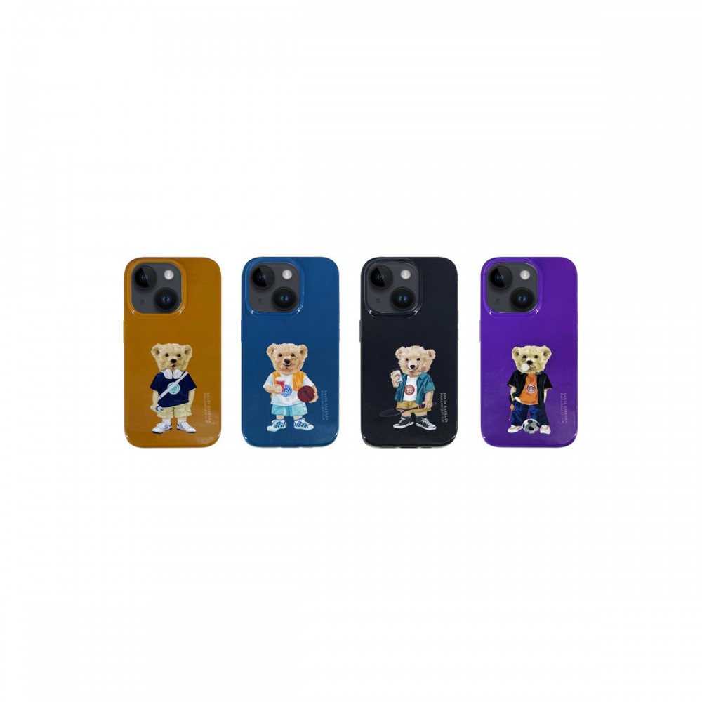 iPhone 13 Santa Barbara Polo Chuck serisi kılıf lisanslı lüks tasarım esnek silikon koruyucu şık telefon kılıfı