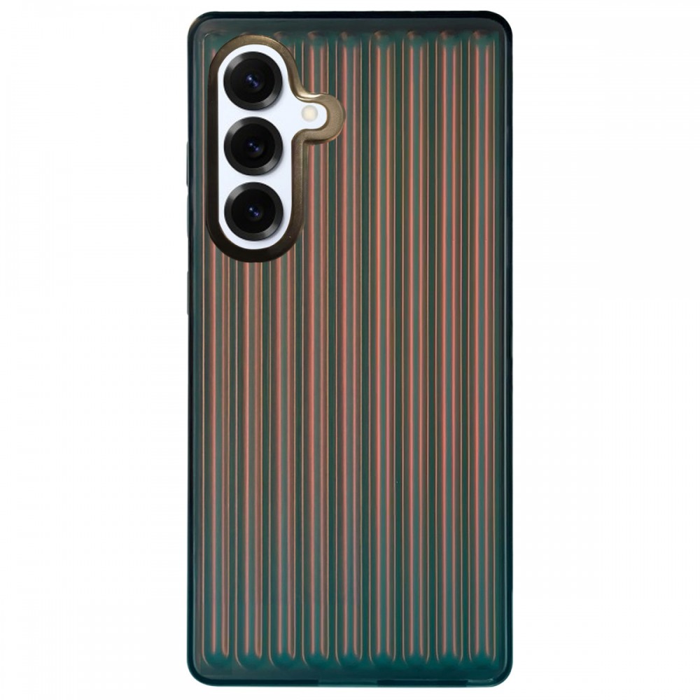 Samsung Galaxy S25 Kılıf | Santa Barbara Polo Jeremy Serisi | Dikey Hatlı Mat Saten Hibrit TPE Korumalı Lüks Kapak | MobixMood