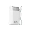Wiwu T132 Power Plus Serisi Type-C Kablolu PD Powerbank 65W 12000mAh